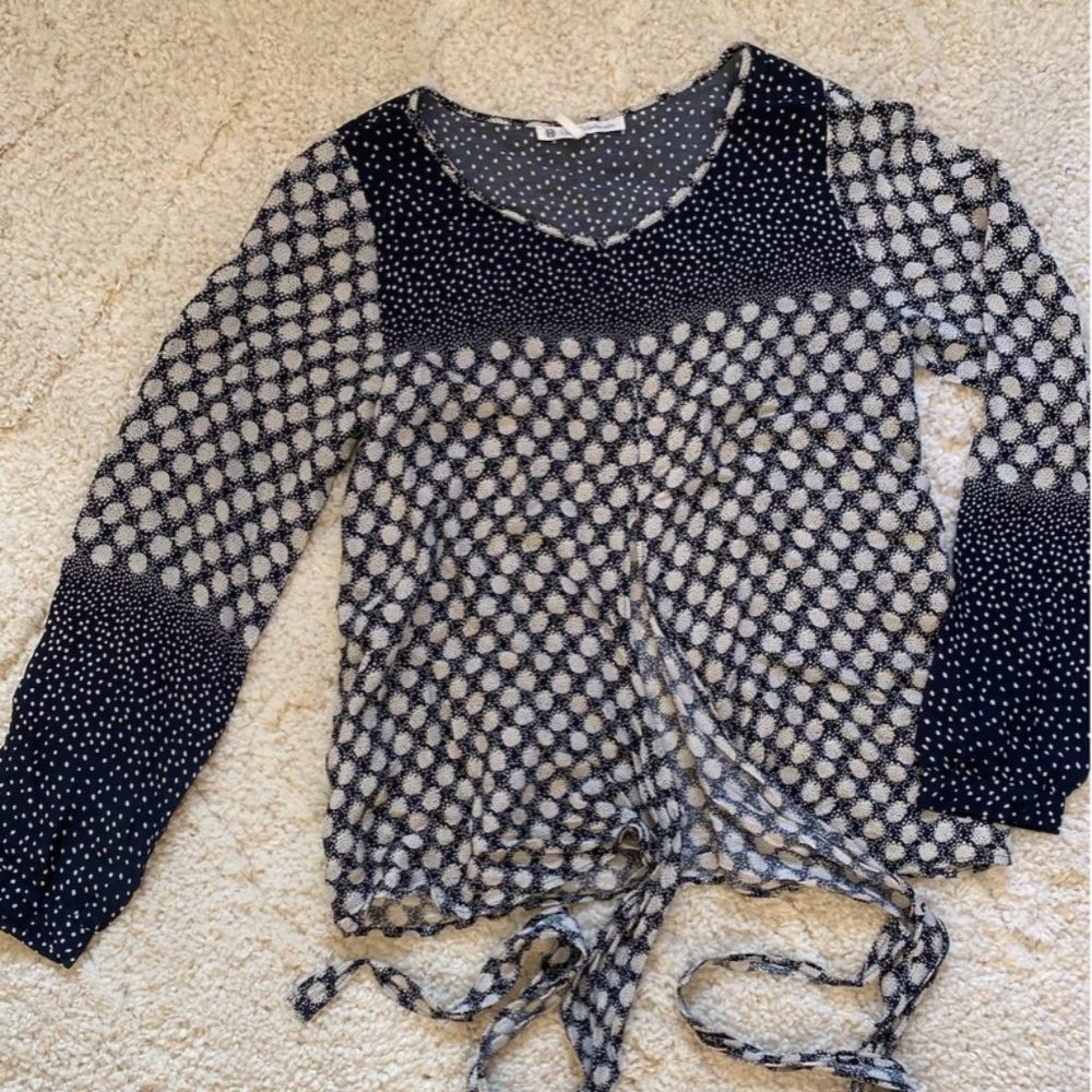Simona Dot Print Blouse House of Harlow 1960
